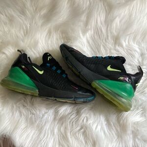 NIKE AIR Max 270 Black Multi Green Blue